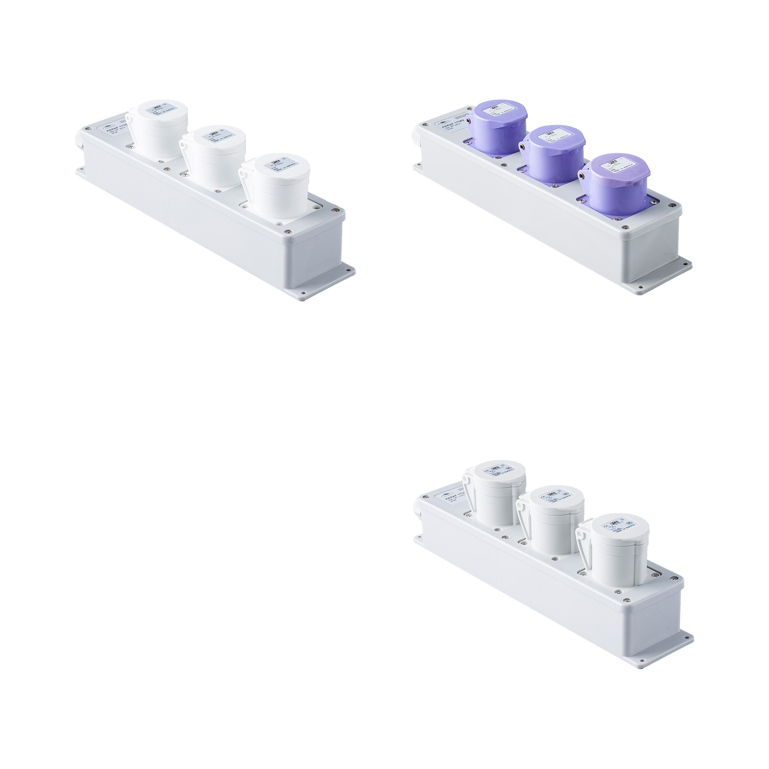 Bloc multiprise 3-voies prises CEE classe III